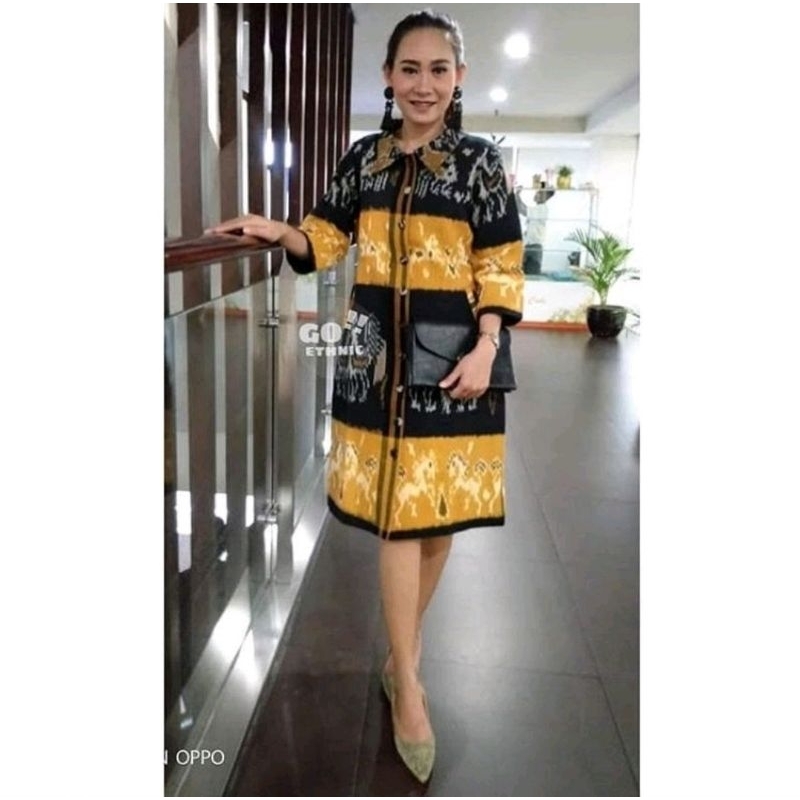 DRESS WANITA TENUN JEPARA