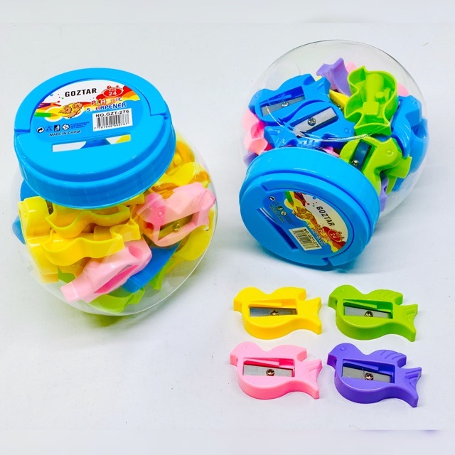 

( 1 TOPLES ) Sharpener/rautan/orotan aneka bentuk MOTIF free toples