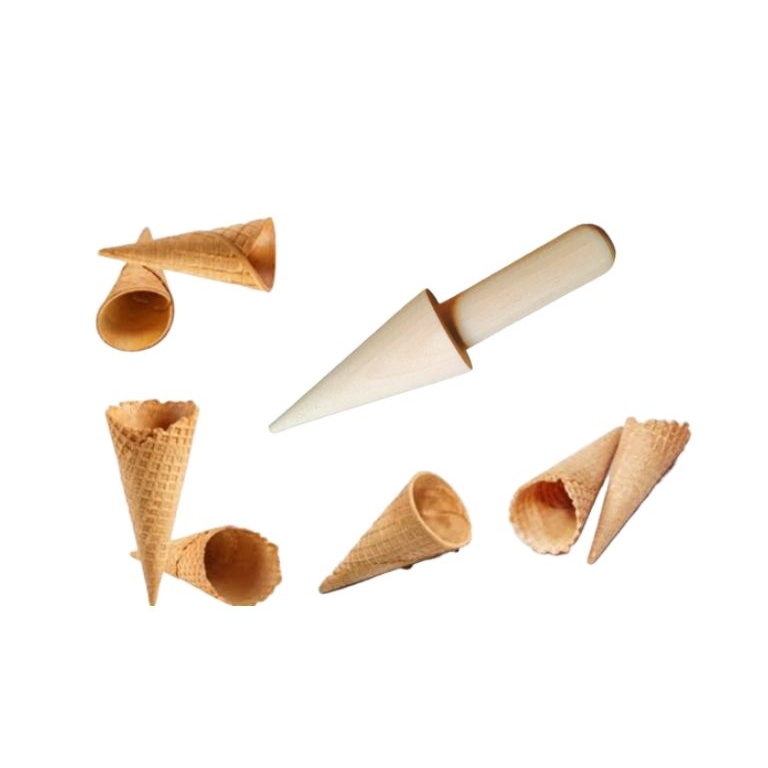 

FREE ONGKIR Cetakan kayu kerucut es krim cone