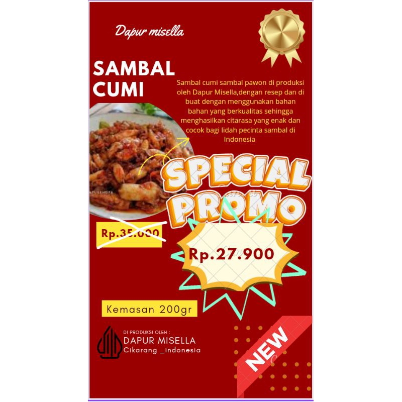 

sambal cumi 200gr