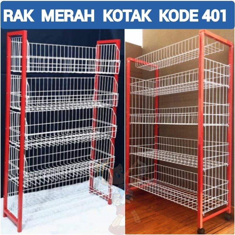 RAK MERAH KOTAK KODE 401