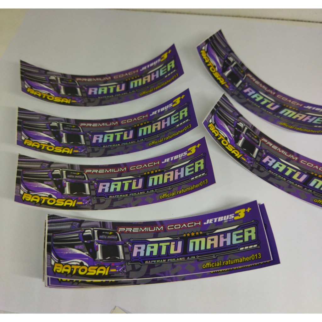 

stiker bis ratu maher asli po jetbus