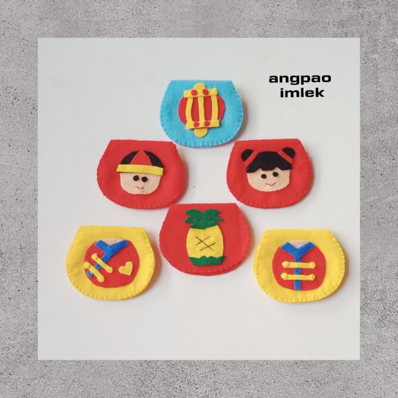 

angpao / dompet flanel imlek