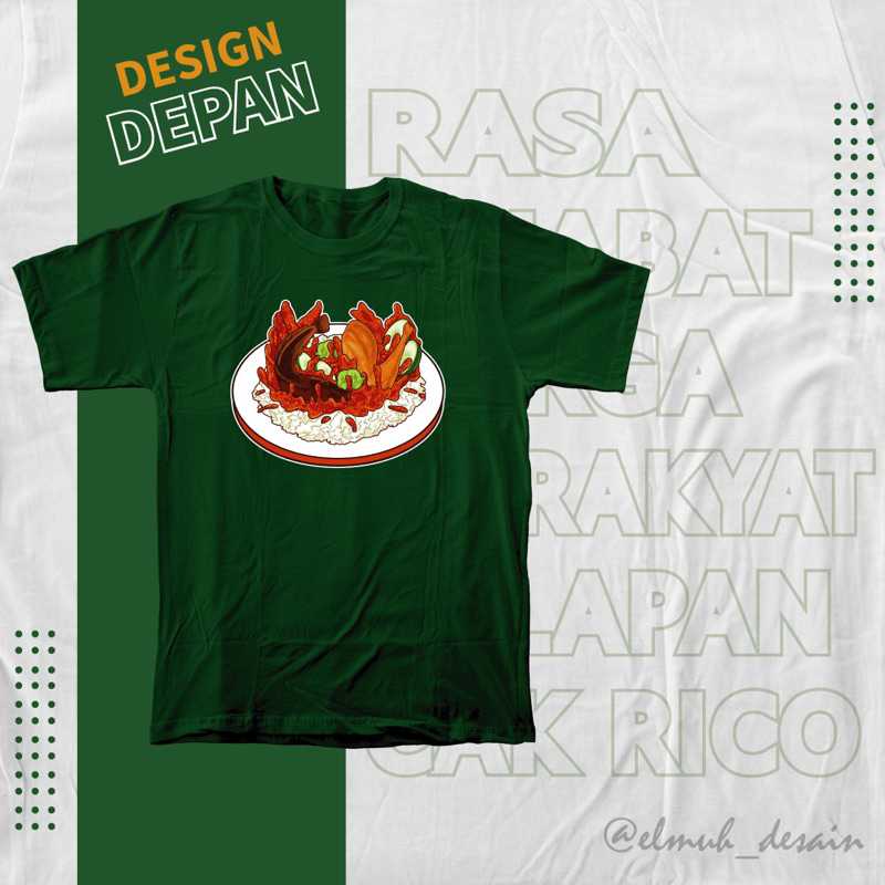 KAOS PECEL LELE COSTUM