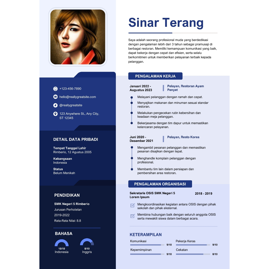 Jasa Pembuatan CV | Jasa Desain CV | Surat Lamaran Kerja | CV