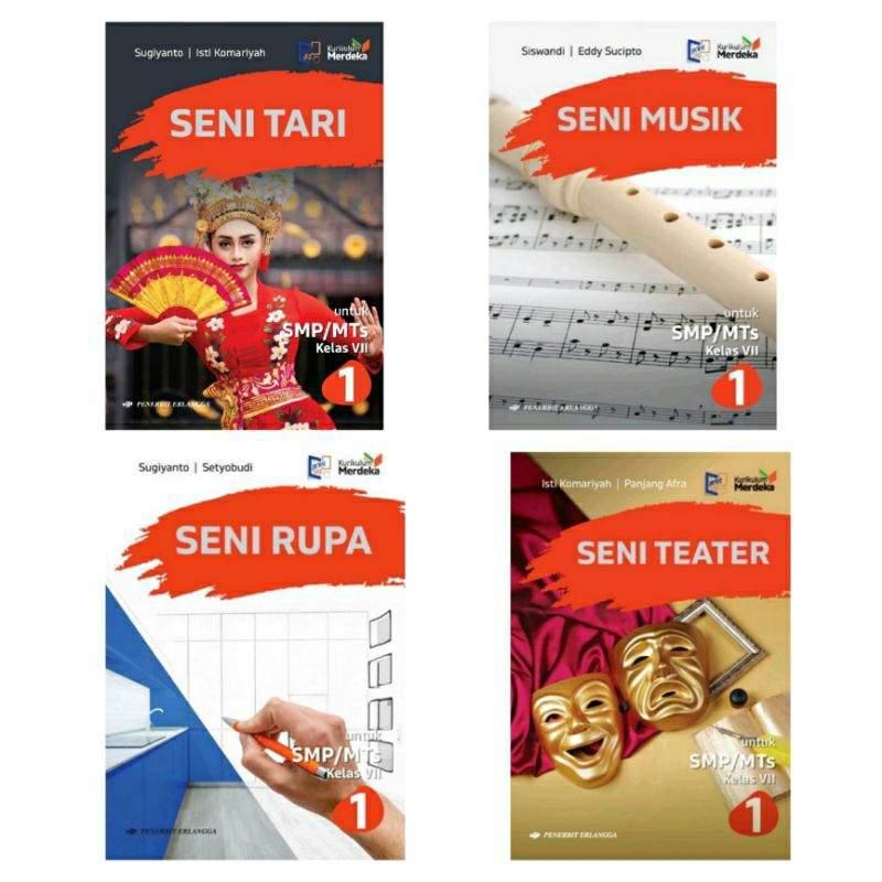 

Kurikulum Merdeka Seni Musik,Seni Rupa,Seni Teater, Seni Tari Kelas 7 SMP/Mi Penerbit Erlangga