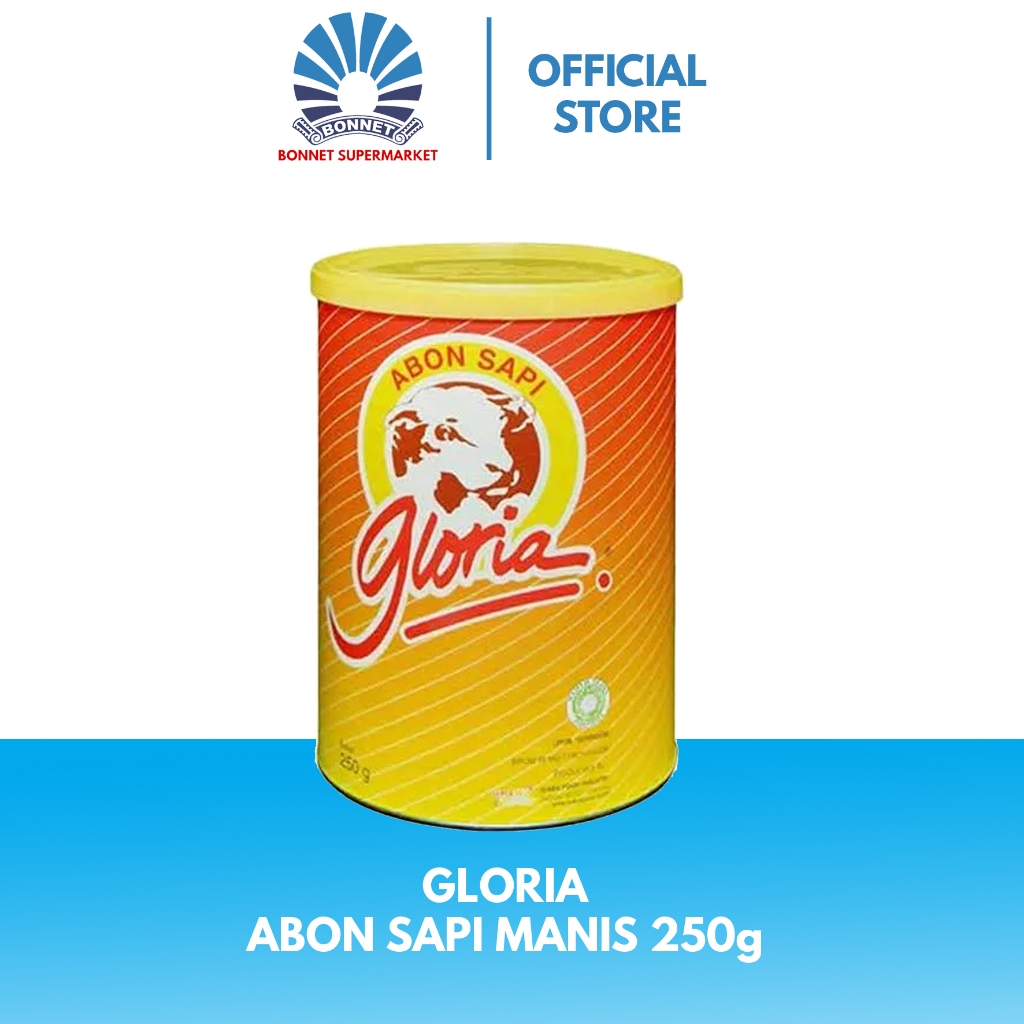 

Gloria Abon Sapi Manis 250g (Kaleng) 8992719345652