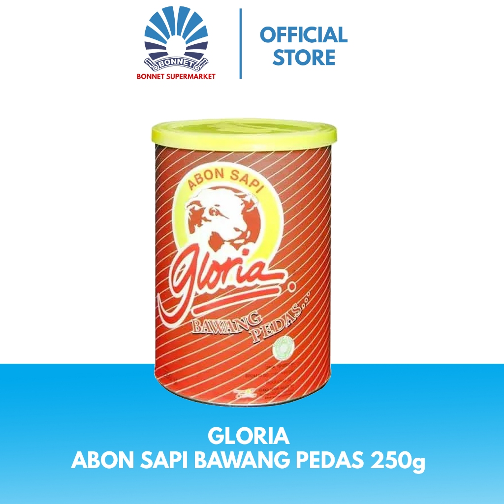 

Gloria Abon Sapi Bwang Pedas 250g ( Kaleng ) 8992719112377