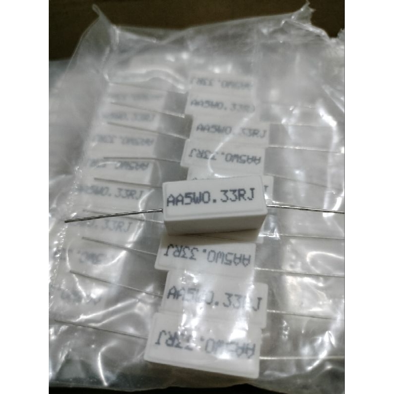 Resistor 5 Watt 0.33ohm (10biji)