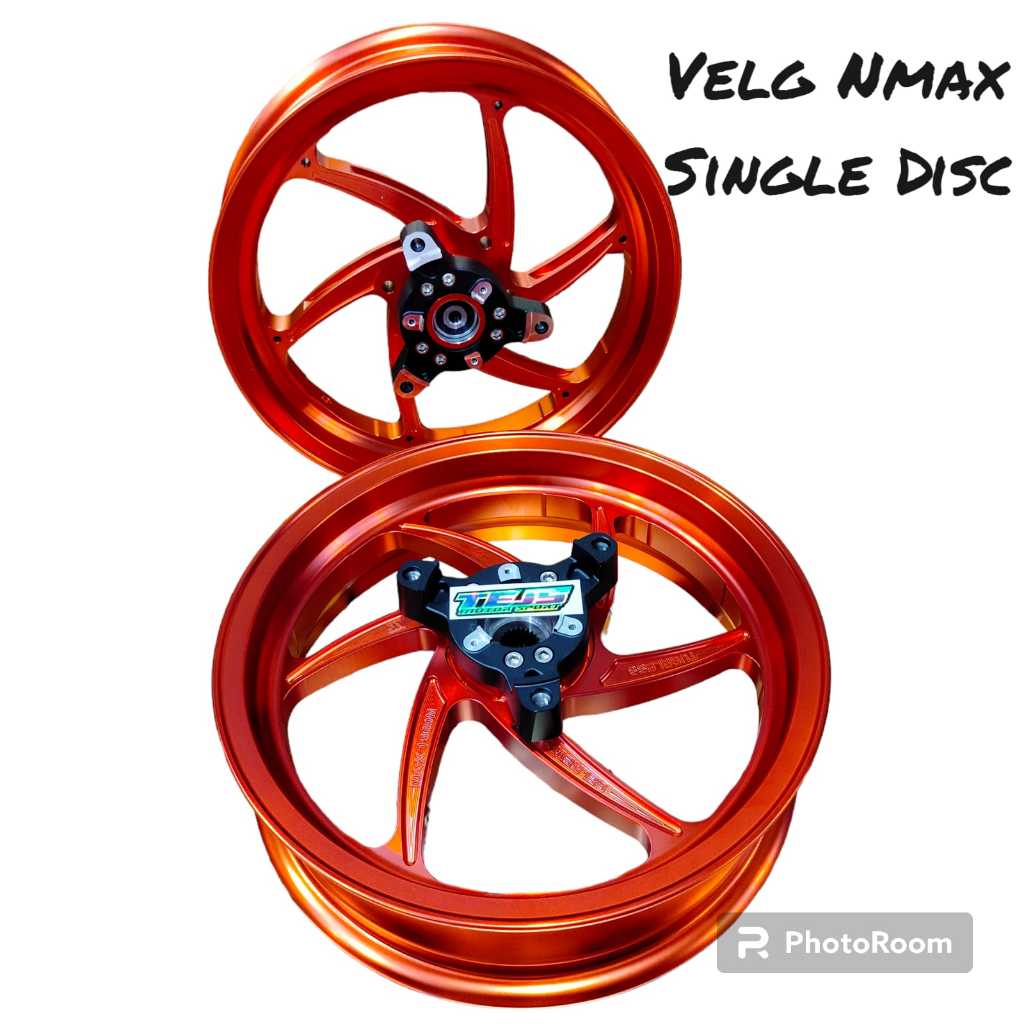 VELG DELKEVIC YAMAHA  NMAX 155 OLD 2018 SIX STAR CNC SINGLE DAN DOUBLE DISK DEPAN NMAX OLD