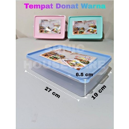 Box Tempat Donat Seal Pack Kotak Segi Serbaguna Wadah Tempat Penyimpanan Kue Sosis Baso Sossis Bakso