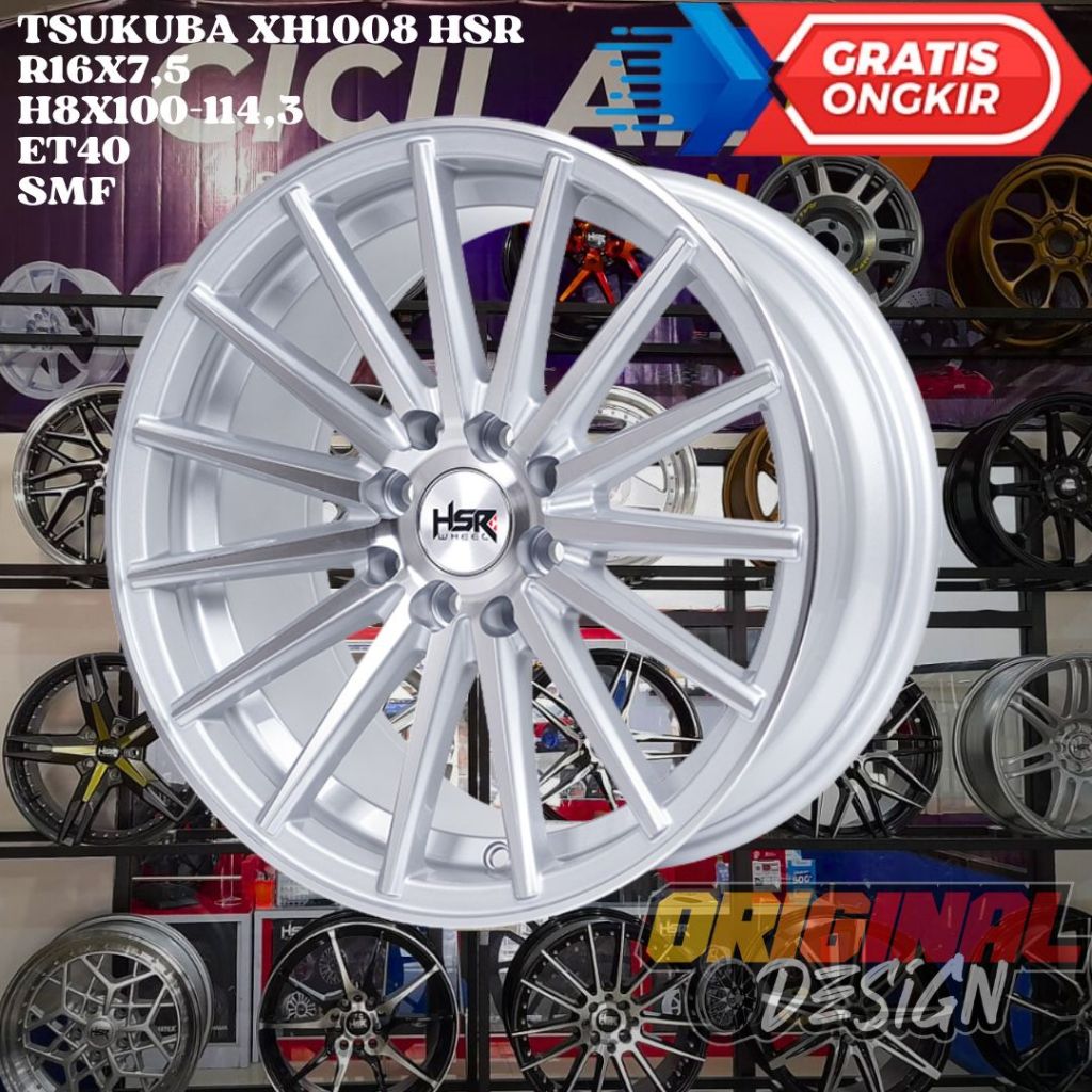 Velg Mobil Mazda2 , Etios , Sirion , Mobilio , HSR TSUKUBA RING 16 R16