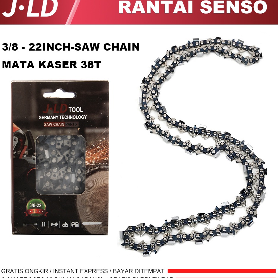 bv JLD 38 Rantai Senso 325 Rantai Senso 22 Rantai Potong 38 mata BAR i Premium