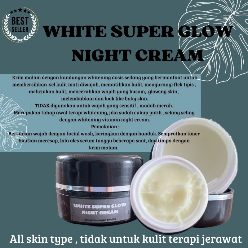 Cream Malam Glowing / White Super Glow Nc