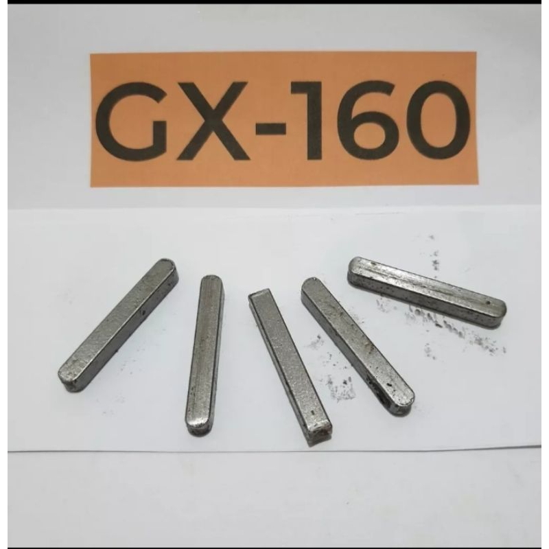 Spi balok/key Balok /spi pully crank shaft Gx160/Gx200(5×5×35)