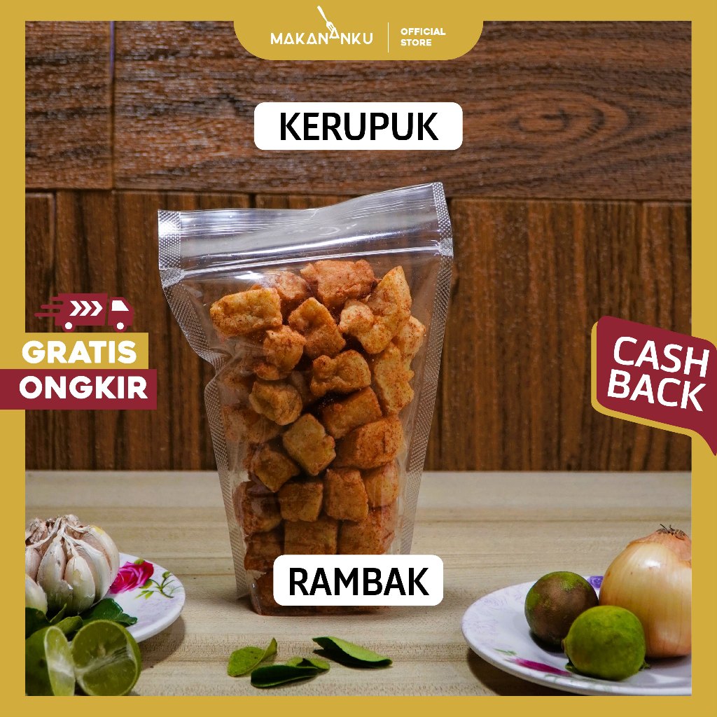 

Kerupuk Murah Rambak isi 250gram Makanan Cemilan Enak Renyah Gurih Kering