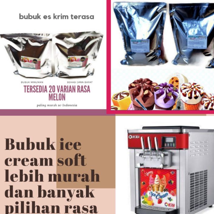 HSXS3958 Terbaru BUBUK ES KRIM 5 GR  SERBUK ES KRIM  BUBUK ICE CREAM SOFT DAN HARD  SERBUK ICE CRRAM