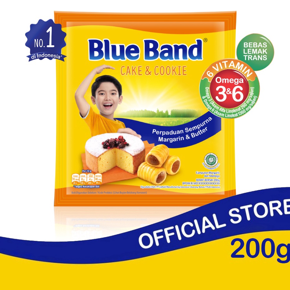 

SKHG2557 PROMO MURAH Blue Band Cake Cookies Margarin Bahan Kue 2 gr