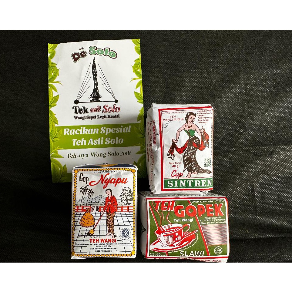 

MBZP247 Ready Stok Paket racikan teh solo gope sintren nyapu wasgitel 12gr