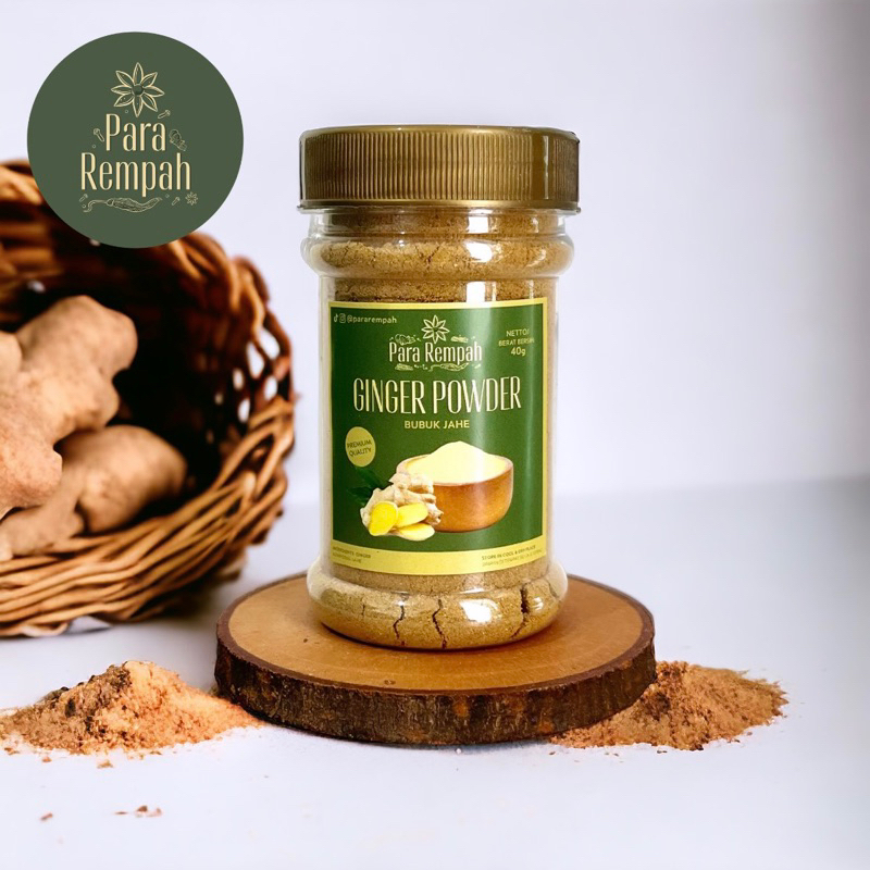 

Jahe Putih Bubuk / Ginger Powder Premium Quality Kualitas - Para Rempah Bumbu Dapur Cookinb Spices Herbs pararempah