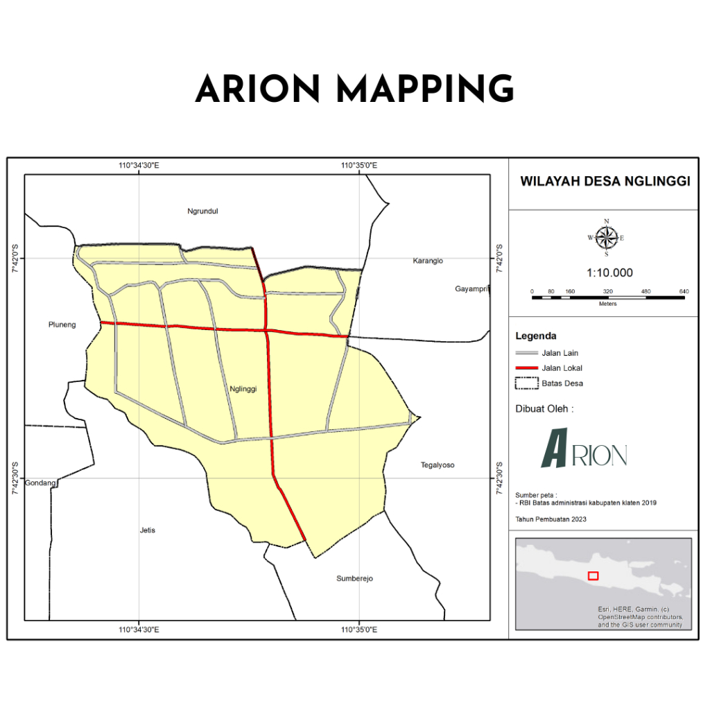 [ARION MAPING] Peta Lokasi Penelitian