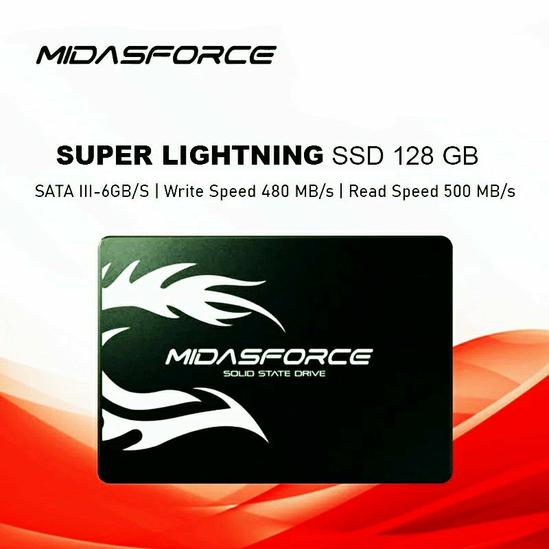ssd midasforce super lightning 128 gb