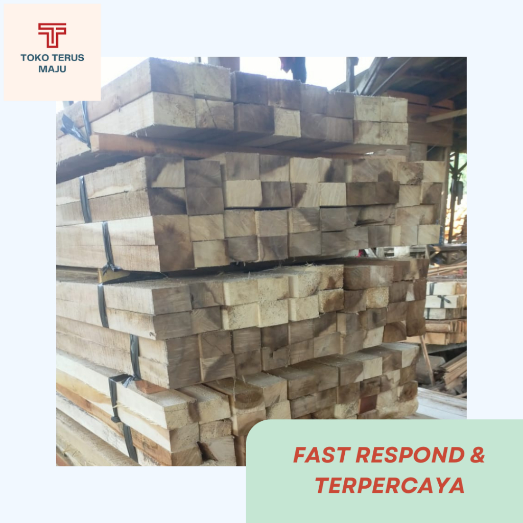 Kayu Kaso Ukuran 5x7 untuk Proyek (Ikatan Super) - Kayu untuk Bekisting - Harga Per Kubik