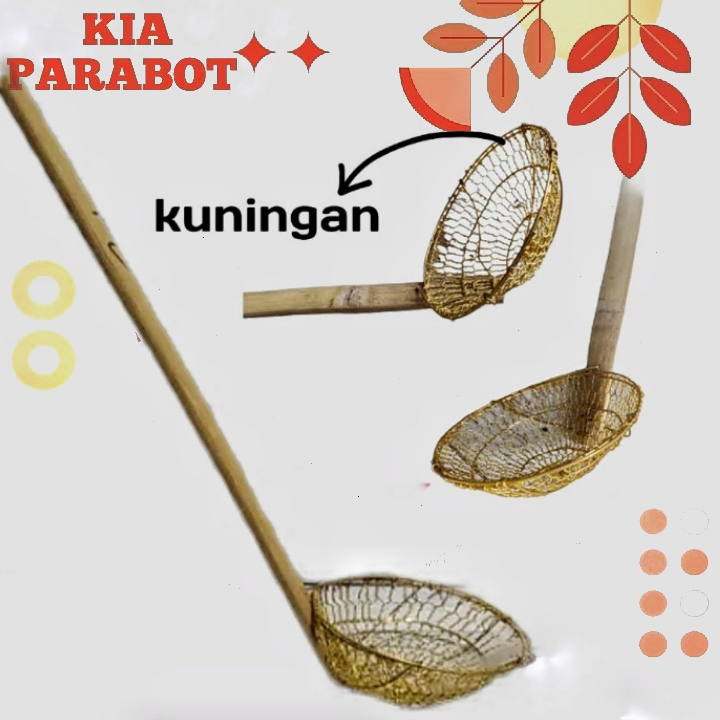 SARINGAN MIE KAWAT KUNINGAN ASLI SEROK MIE AYAM