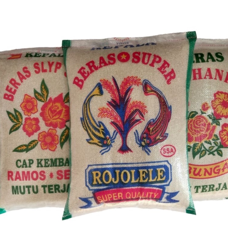 

KSGR9214 Terlaku BERAS SLYP SUPER MURAH RAMOS BUNGA KEMBANG ROJOLELE 1 LITER PULEN
