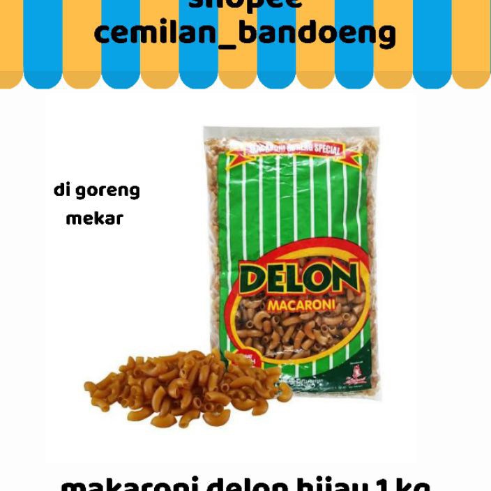 

MJJW4985 PALING AMPUH Makaroni delon hijau makaroni mekar 1 kg