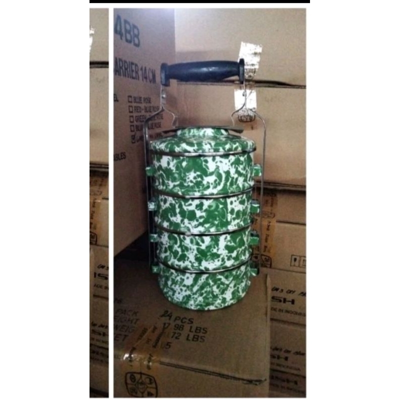 Rantang 14cm/4 Enamel Blirik