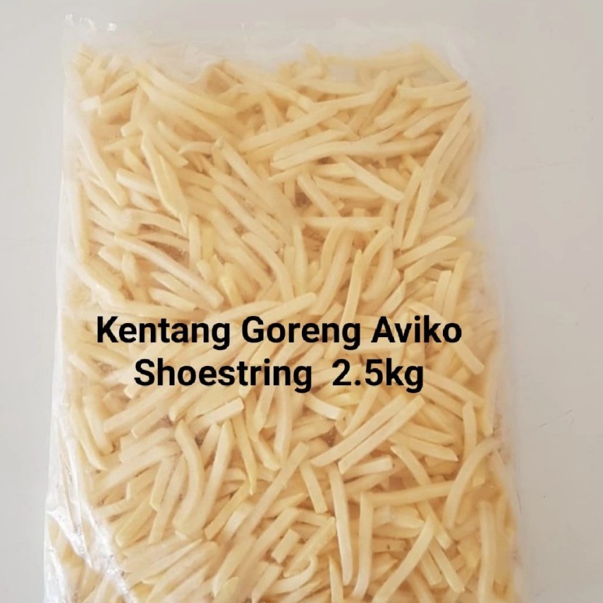 

HNTR4666 Terlaku Kentang Goreng Aviko Shoestring 25kg