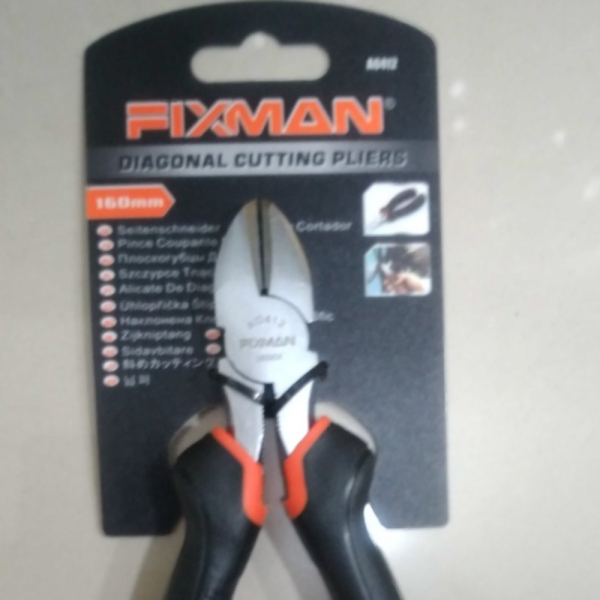 tang potong diagonal fixman 160mm - Cutting pliers Limited