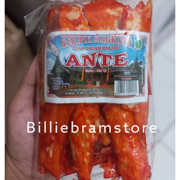 

FMGK7189 PROMO MURAH KERIPIK SINGKONG BALADO PADANG ANTE SANJAY LAMPUNG 2 GR