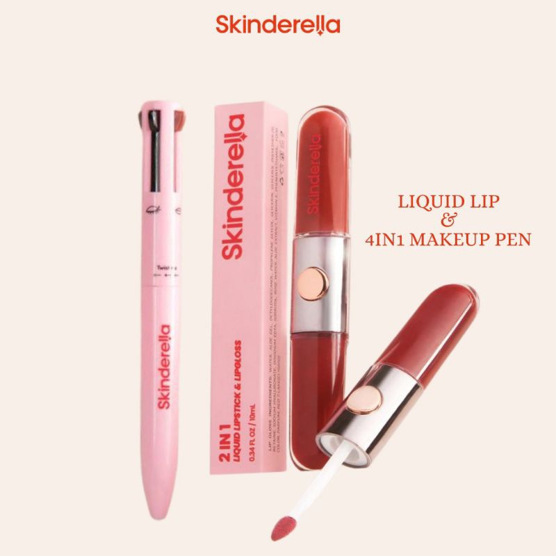 [BUNDLE] 4IN1 MAKEUP PEN & 2IN1 LIQUID LIP