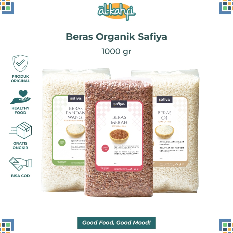 

FJBK746 Free Ongkir Beras Organik 1 Kg Beras Merah Beras Pulen dan Wangi Premium 1 Original