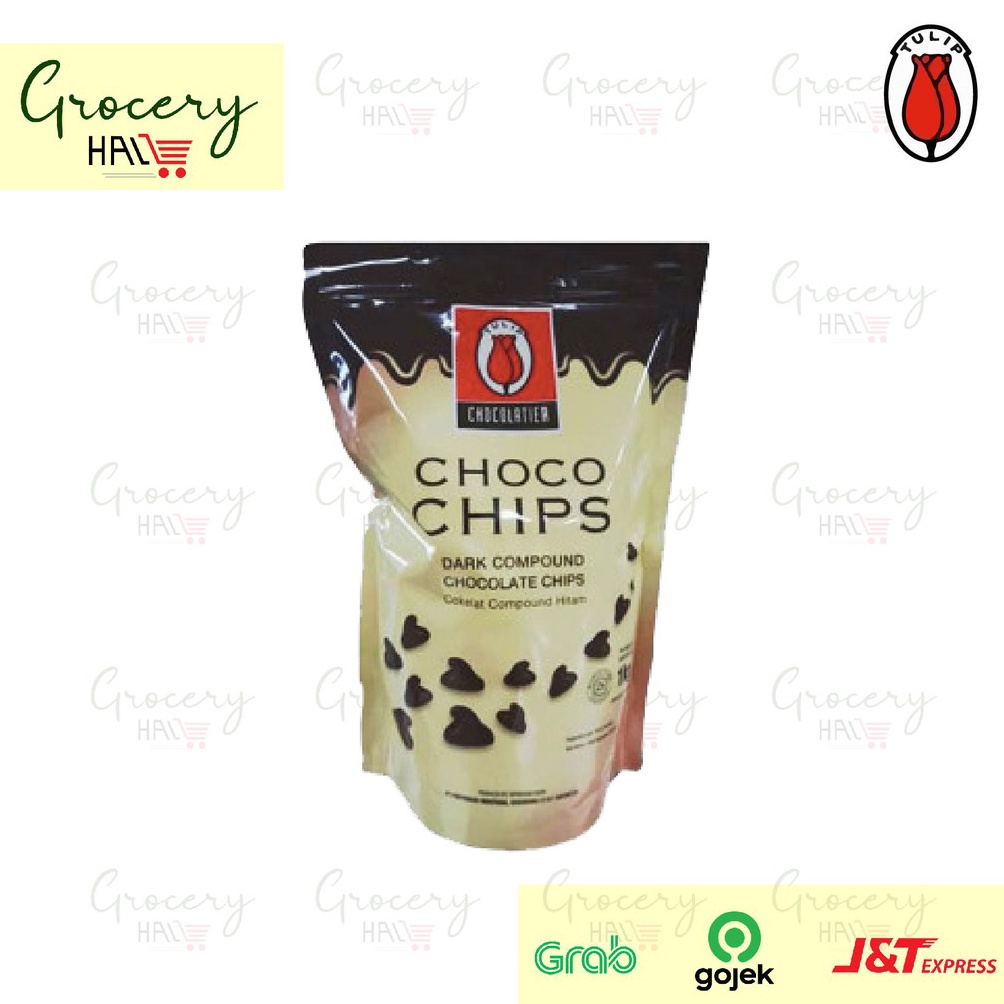 

Terlaris TULIP CHOCO CHIPS PREMIUM 1KG CHOCOLATE CHIPS CHOCOCHIPS COKELAT HC