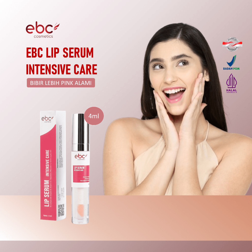 EBC Serum Pencerah Bibir Vit E Vitamin C Magic Lip Oil Care Melembabkan Pink Alami BPOM HALAL
