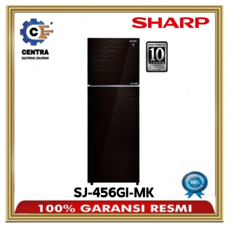 KULKAS SHARP JTECH INVERTER SJ-456GIMK 352L SJ456GIMK