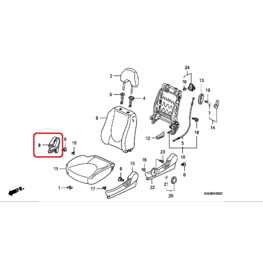 Cover Jok Depan JAZZ GD3 2003-2007