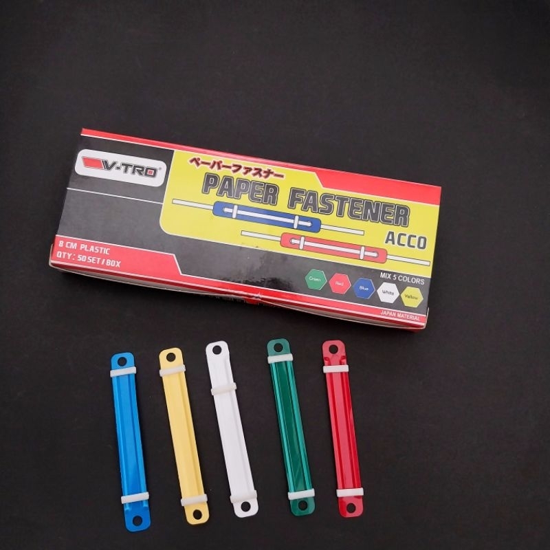 

(1 pack) Paper Fastener Pf 50 Warna isi 50