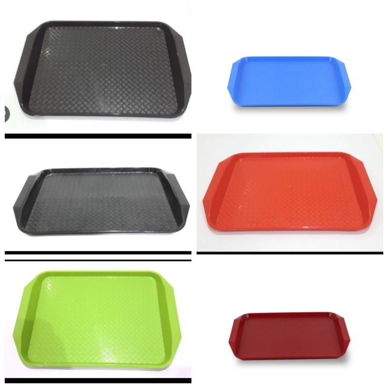 Nampan Gagang Persegi Plastik 890 Golden Dragon