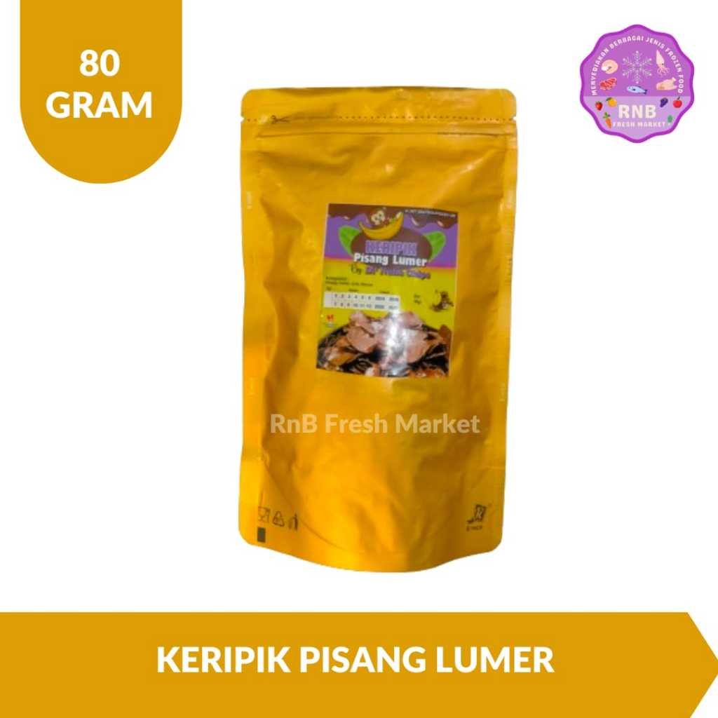

Keripik Pisang Lumer Coklat Netto 80 Gram