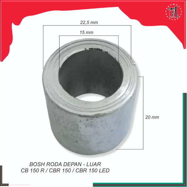 Bosh Roda Depan - Luar Cb 150 R / Cbr 150 / Cbr 150 Led