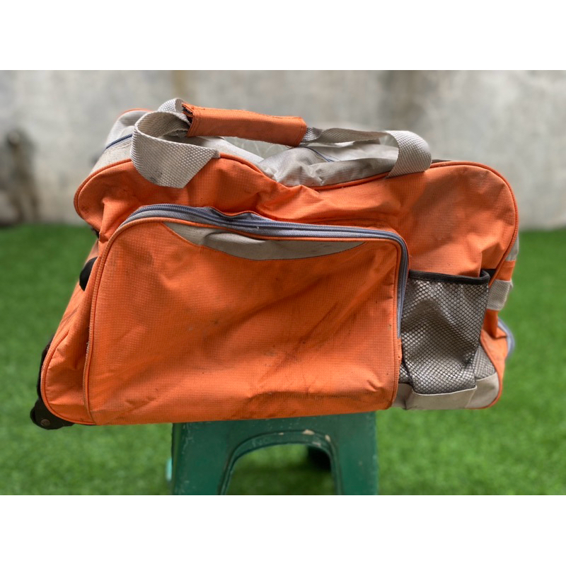 Travel Bag Trolley Orange Preloved