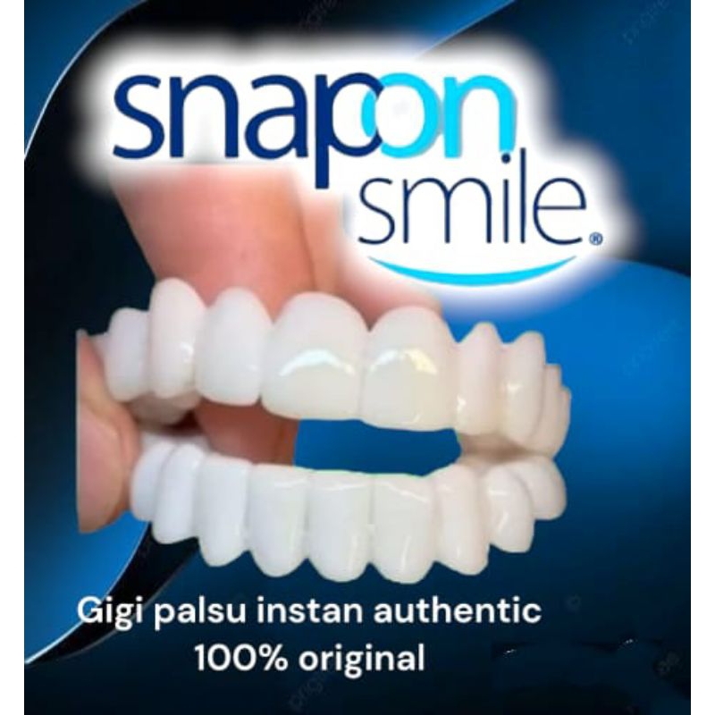 [Kualitas Terbaik] Snap On smile 100% Original Authentick gigi palsu1 set veneer gigi