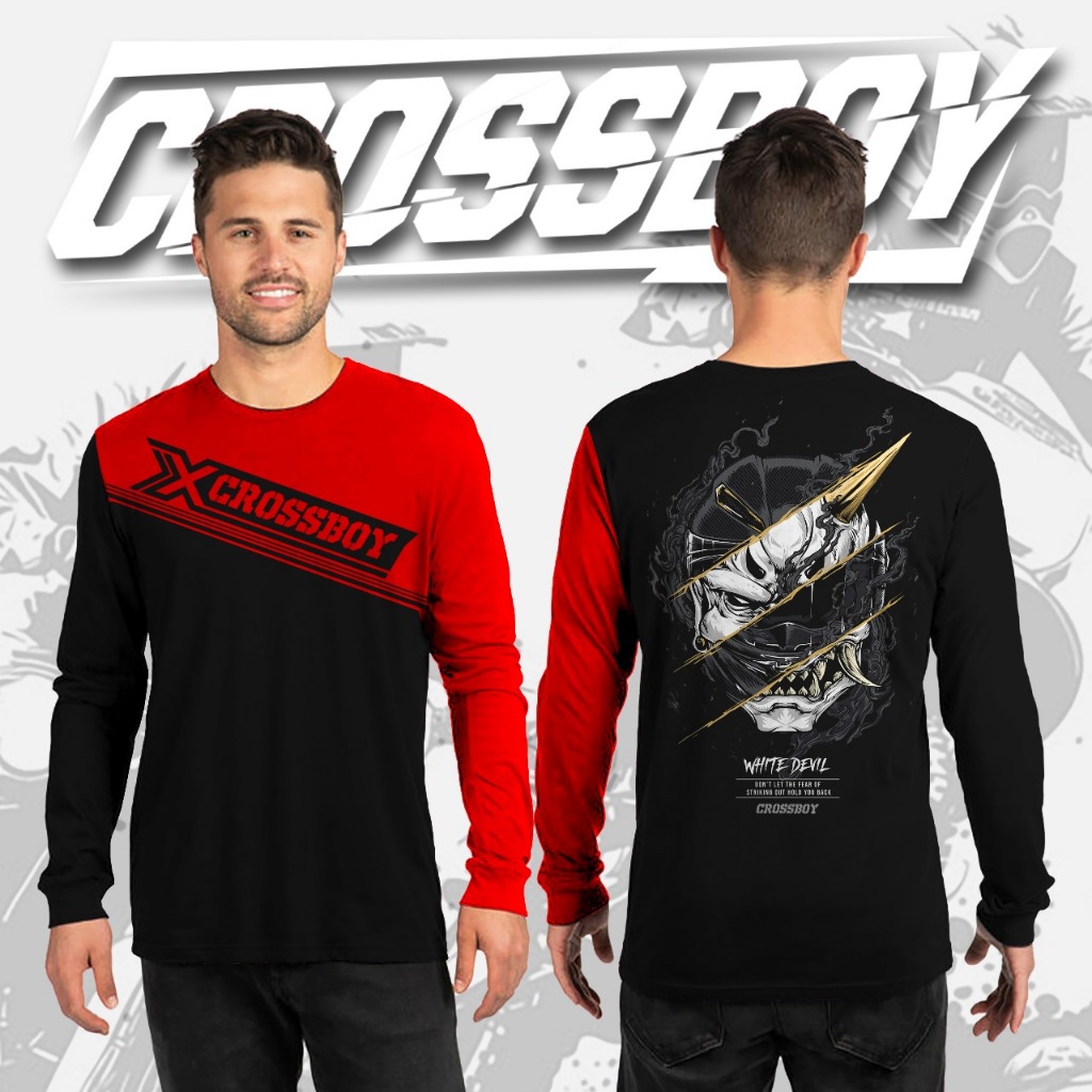 Kaos Lengan Panjang Pria Motor Racing Sunmori Komunitas Motor Club