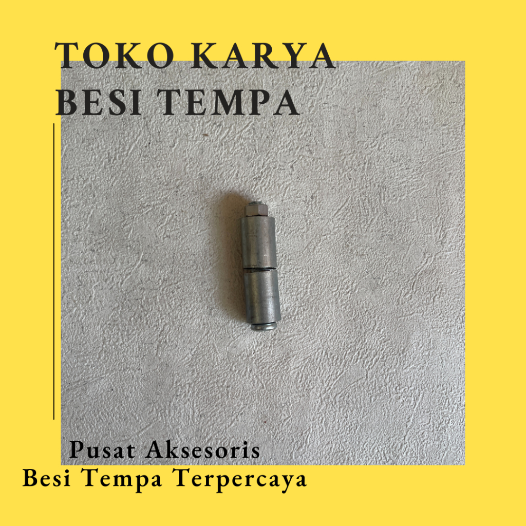 Engsel Tengah Polos / Engsel Tengah Pintu Garasi / Engsel Tengah Pintu Lipat