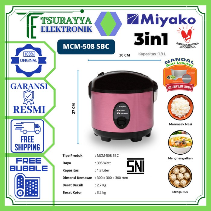 Miyako Magic Com  3 In 1 -1.8 Liter MCM-508 SBC