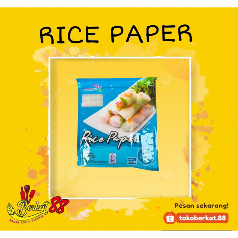 

Java Super Food Rice Paper / Kulit Lumpia Kotak 20 lembar 200GR